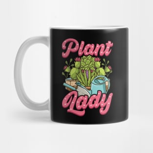 Funny Crazy Plant Lady Planting & Gardening Pun Mug